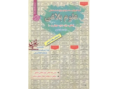 استخدامی علوم بلاغی مهلا علیپور انتشارات سامان سنجش